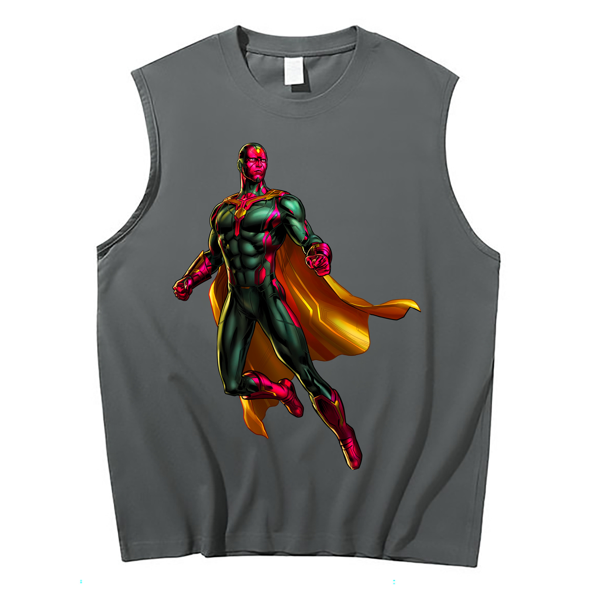 （画像用） アベンジャーズ The Avengers コットン100％タンクトップ（フロントプリント）